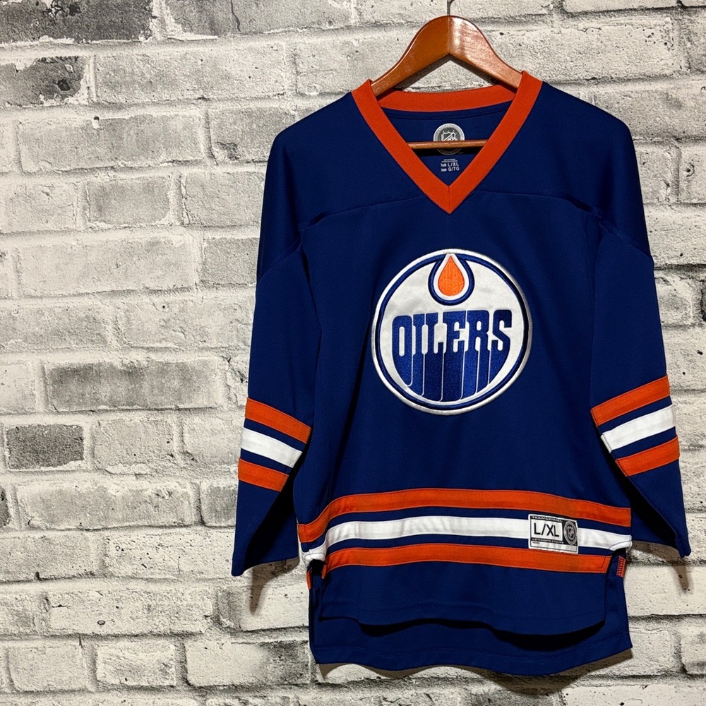 Kids Oilers Jersey L/XL